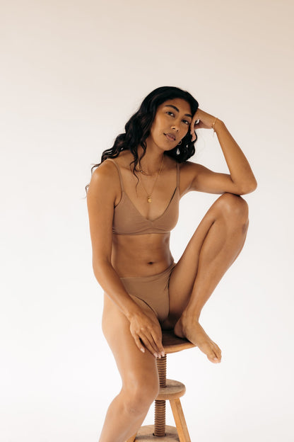 Tan | Model is wearing size XS
