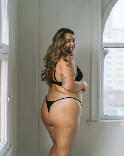 Black | Model is wearing a size 3XL