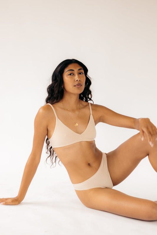 Beige | Model is wearing size XS