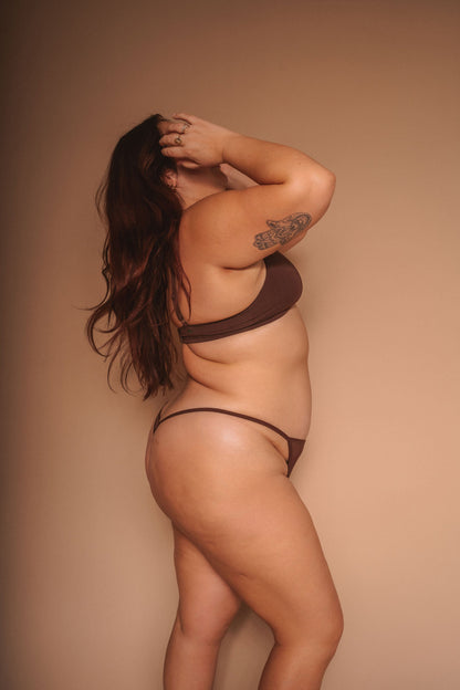 Brown | Model is wearing size 2XL