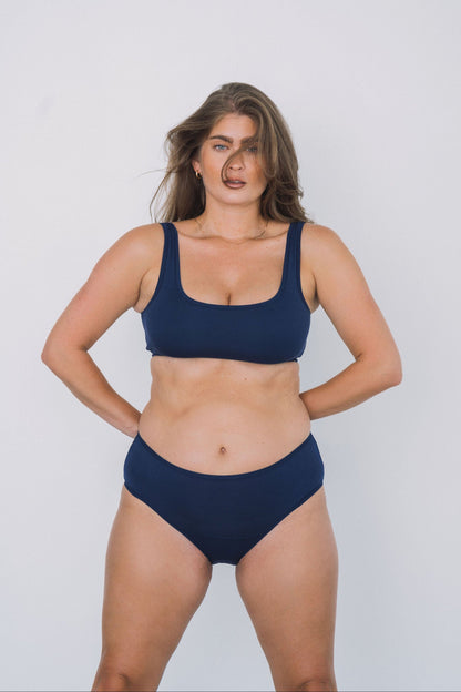 Navy | Model is wearing size M