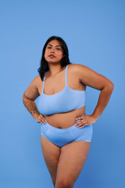 Sky Blue | Model is wearing size 2XL