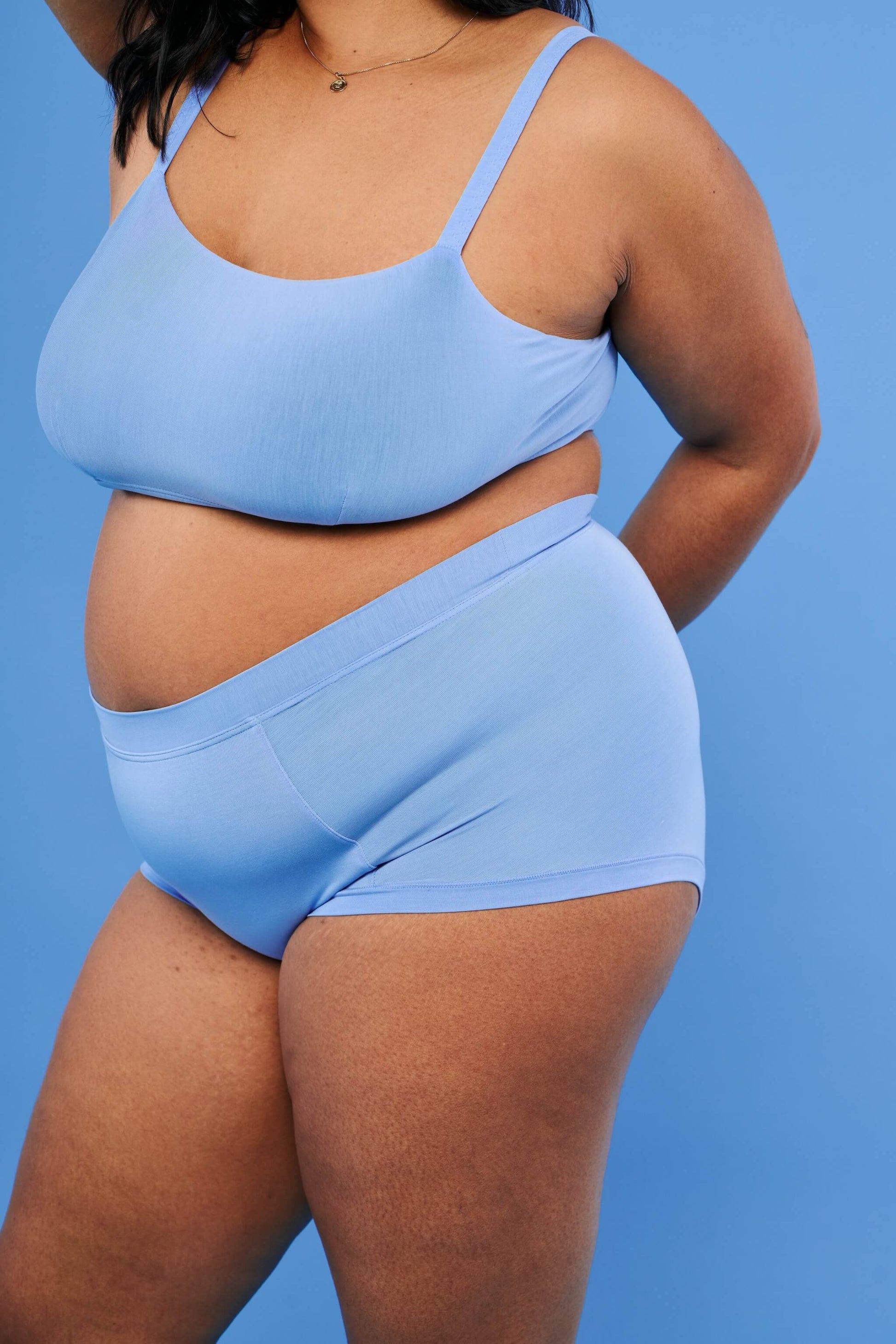 Sky Blue | Model is wearing size 2XL